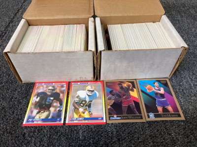 1990,s NFL-Baseball Cards Including-Pay Terrell, Lynn James,John Williams, Tod Murphy & More