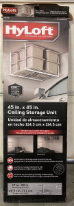 45”x 45” Ceiling Storage Unit-Orginal Packaging