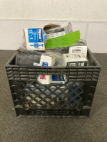 Crate Of Concrete Anchors, Steel Fender Washers, Hex Coupling Nuts, Lath Screws - 4