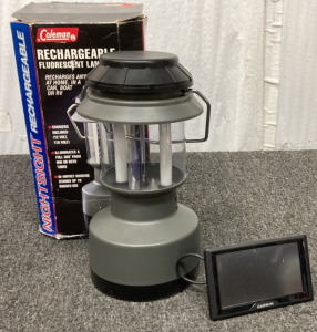 Coleman Rechargeable Fluorescent Lantern, Garmen Gps