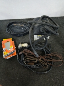 (3) Extension Cords, Sanding Pads & More