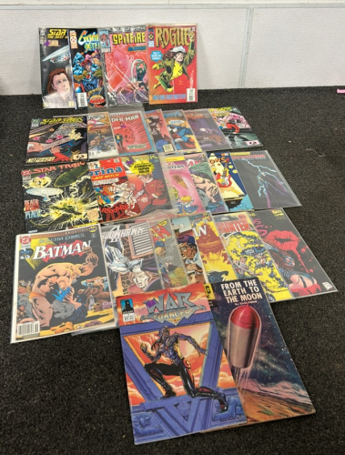 (20+) 1990s Comics Including Batman, Spiderman, Star Trek, Gravestone, Spitfire And More