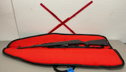 Springfield Russian SKS 7.62 x 39, Semi Automatic Rifle W/ Kickin&rsquo; A Packs&rsquo; N Stuff Zip Up Gun Case
