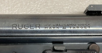 Ruger Mark II .22 LR Bull Barreled, Semi Automatic Pistol In Original Box And Two Extra Magazines - 6