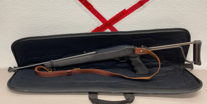 Ruger Model 10/22 .22 Caliber Long Rifle W/ Folding Stock And Zip Up Gun Bag