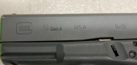 Glock 19 Gen 4 9mm, Semi Automatic Pistol - 7