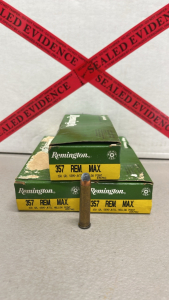 (60) Rounds .357 Caliber 158 Grain Semi Jacketed Hollow Point Ammunition Cartridges