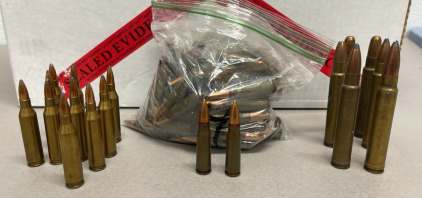 Bag Of Wolf 7.62 x 39, (10) Rounds R & P 243 Win, (6) 375 H &H Super Speed Ammunition Cartridges