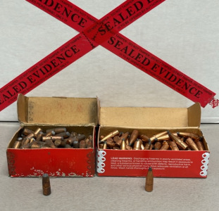 (100) 30 Caliber 150 Grain .308 Round Nose Bullets, (100) 30 Caliber 150 Grain .308 Spire Point Bullets (For Reloading)