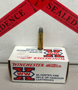 (50) Rounds Winchester 32-20 Win 100 Grain Lead Point Centerfire Cartridges