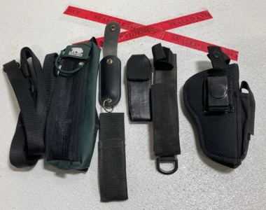 Assorted Knife and Gun Holster Accessories