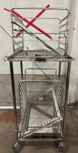 34’’x 27’’x 70 1/2’’ Food/Service Rack