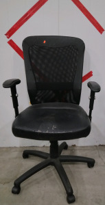 Office Chair With Dual Pained Breathable Back And Adjustable Armrest