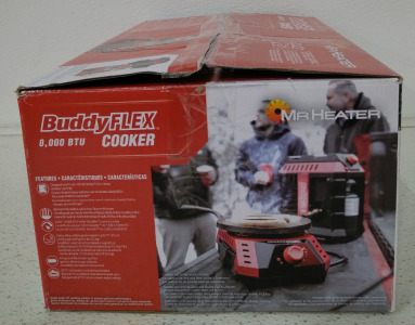 BuddyFLEX Cooker 8000 BTU Cooker Outdoor Use Only