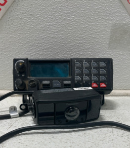 M/A Com-Macon two way radio model D28LPX with Panasonic Camera model WV-VC31