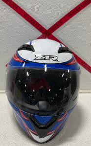 Z1R Strike Ops Full Face Motorcycle Helmet New! Xl blue white red