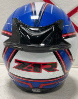 Z1R Strike Ops Full Face Motorcycle Helmet New! Xl blue white red - 3