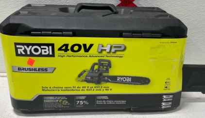 Ryobi 40V HP Buushless chainsaw 18” Blade New In The box