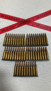 (5) Stripper Clips of (10) 5.56cal Ammunition Cartridges