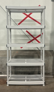 36’’ x 18’’ x 72’’ Plastic Shelf