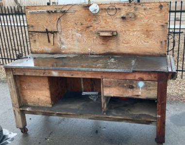 Industrial Work Bench. 6’3”X 78”