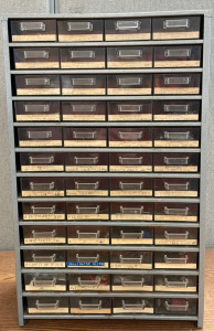 20&rdquo;X12.5&rdquo;X6&rdquo; Organizer Storage Box with Resistors
