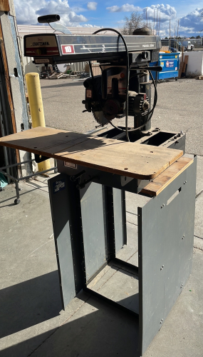 CRAFTSMAN 10 RADIAL SAW ON STAND