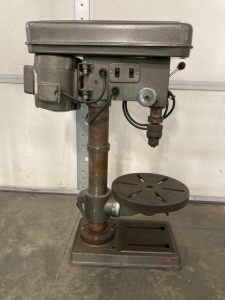 Journeyman Drill Press, Model C112X, 5/8” Capacity, Very Clean But Motor Is Not Running, Great For Parts Or Repair