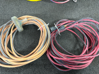 (1) 100’ Extension Cord With Triple Female End (4) 50’ Extension Cords Orange & Black Has Triple Female End - 2