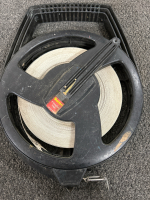 Milk Crate With Tie Downs, Tape Measure Wheel (Length Unknown) & 5-1/2” Skilsaw Circular Saw Model HD5510 - 6