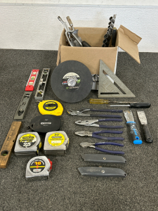 Box Of Assorted Hand Tools