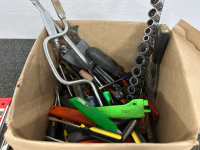 Box Of Assorted Hand Tools - 4