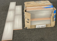 (2) Boxes Of Iris Ceramic 4”X12” Grey Tiles