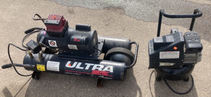 Ultra Air Pac 2Hp Air Compressor Model 608850 Central Pnematic Pancake Compressor,