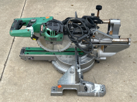 Hitachi 10" Slide Compound Miter Saw- Powers On