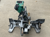 Hitachi 10" Slide Compound Miter Saw- Powers On - 3