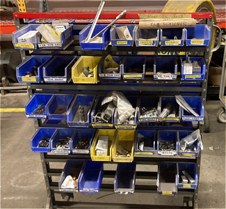 Rolling Tote Picking Cart with Various Tools