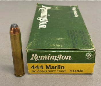 (20) Rounds Remington 444 Marlin 265 Grain Soft Point