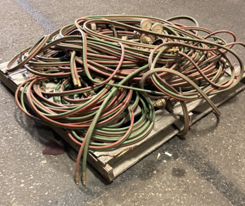 Pallet of Welding Hoses