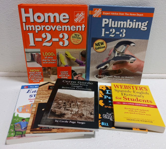 (7) Assorted Books Including Home Improvement 123 Plumbing 123 & More!