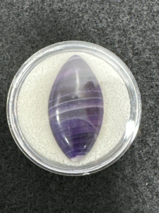 Purple Stipe Agate Cabochon Gemstone