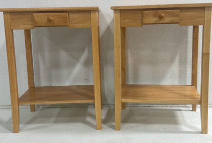 (2) Twin Side Tables