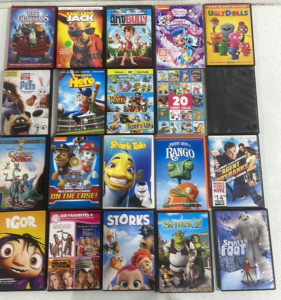 (20) Children’s Movie DVD's