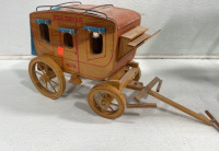 (1) Victorian Baby Caridge (2) Wells Fargo Mini Wooden Buggy - 3