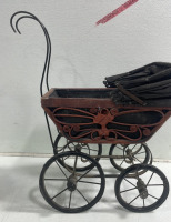 (1) Victorian Baby Caridge (2) Wells Fargo Mini Wooden Buggy - 5