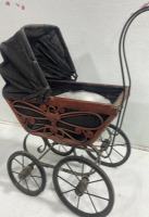 (1) Victorian Baby Caridge (2) Wells Fargo Mini Wooden Buggy - 7