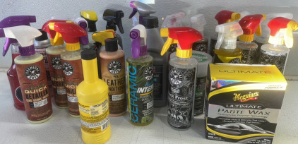 (1) Evercoat Body Filler (1) Chemical Guys Leather Detailer And More!