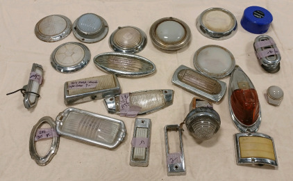 (18) Vintage Car Light Covers & More!