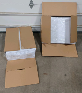 (2) Boxes of Blank Lawn Signs