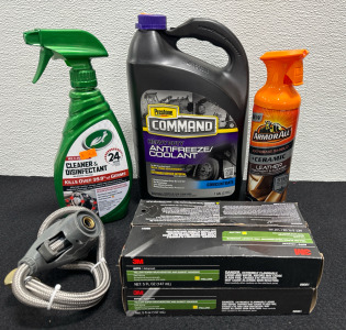 (1) Prestone Heavy Duty Antifreeze/Coolant (4) Yellow Super Weatherstrip & Gasket Adhesive and More